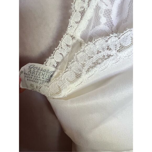 Vintage White Plus Size Slip Dress - Picture 5 of 7